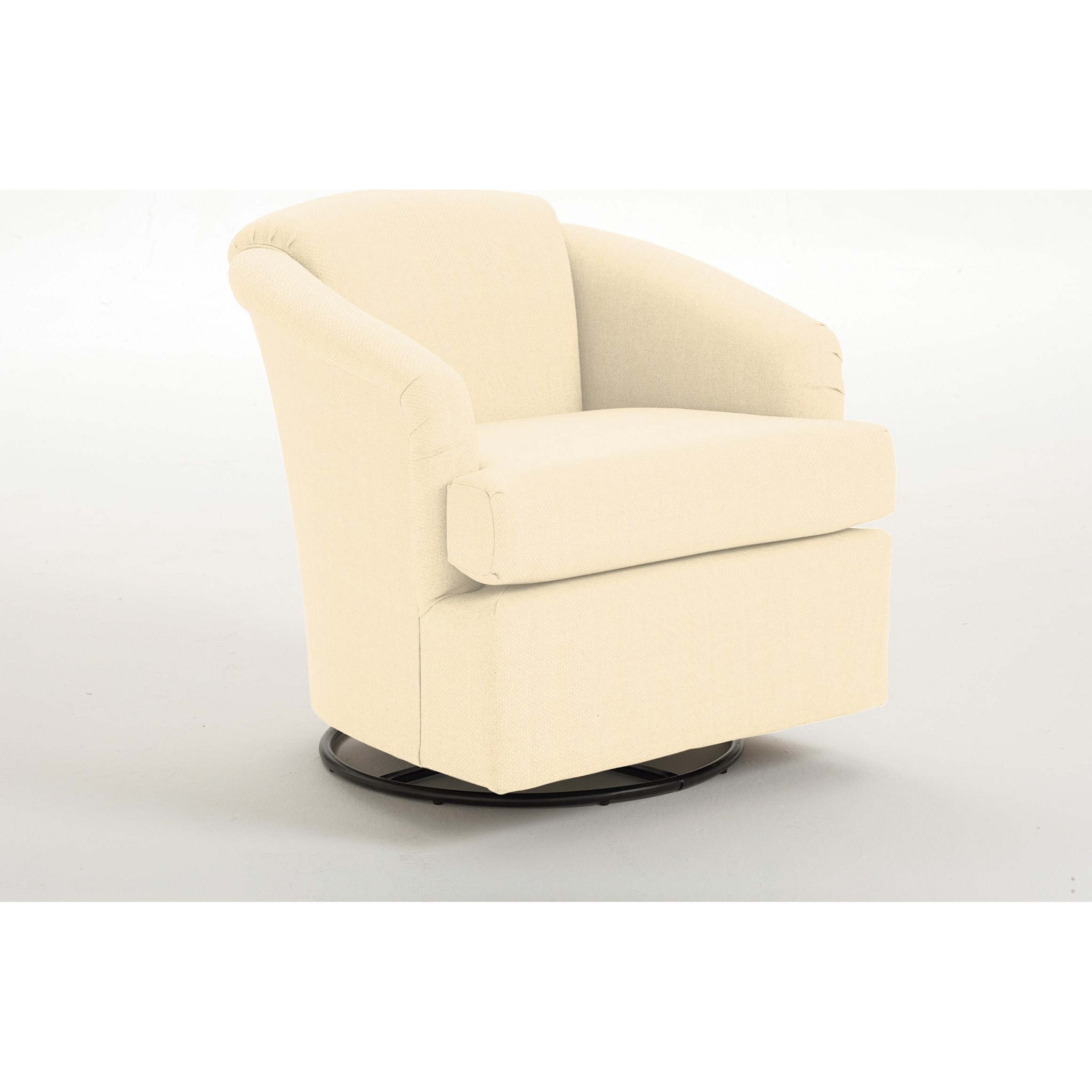Best Home Furnishings Swivel Barrel Chairs 25671 Cass Swivel Barrel